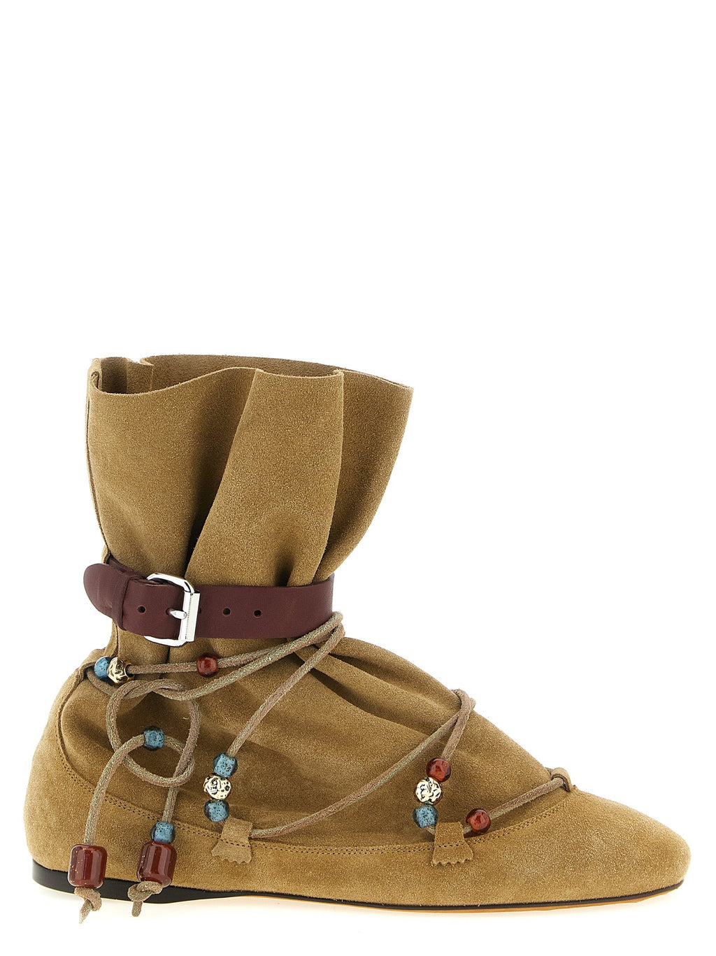 Isabel Marant Beige Calfskin Ankle Boots Isabel Marant