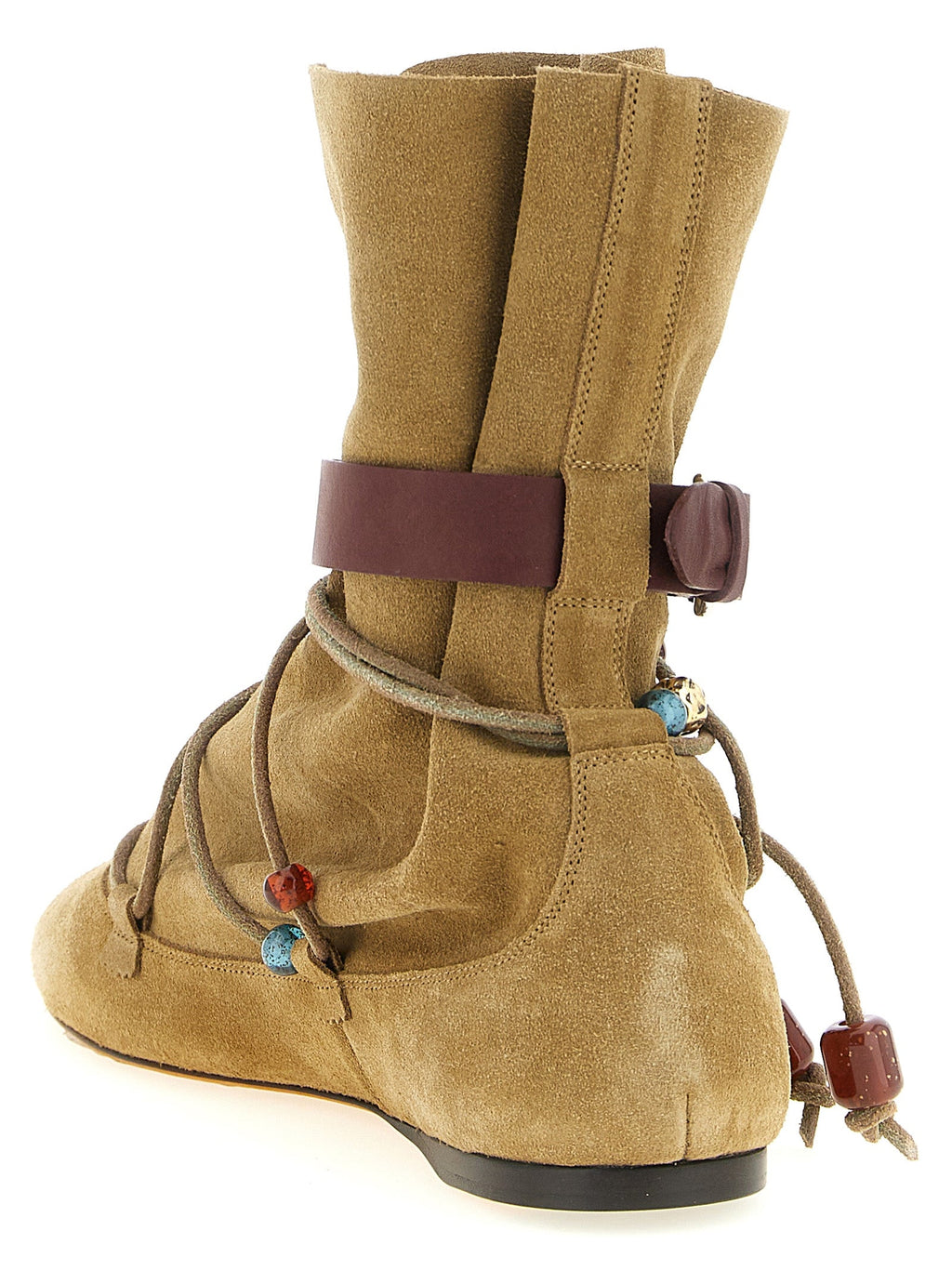 Isabel Marant Beige Calfskin Ankle Boots Isabel Marant