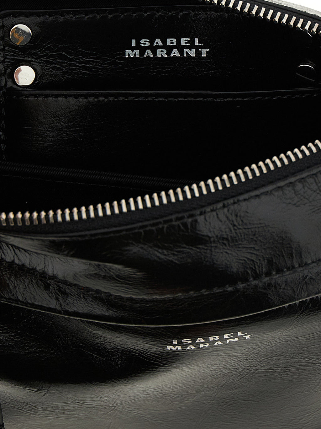 Isabel Marant Black Calfskin Crossbody Bag Isabel Marant