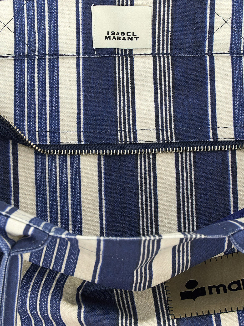Isabel Marant Blue Cotton Tote Bag Isabel Marant