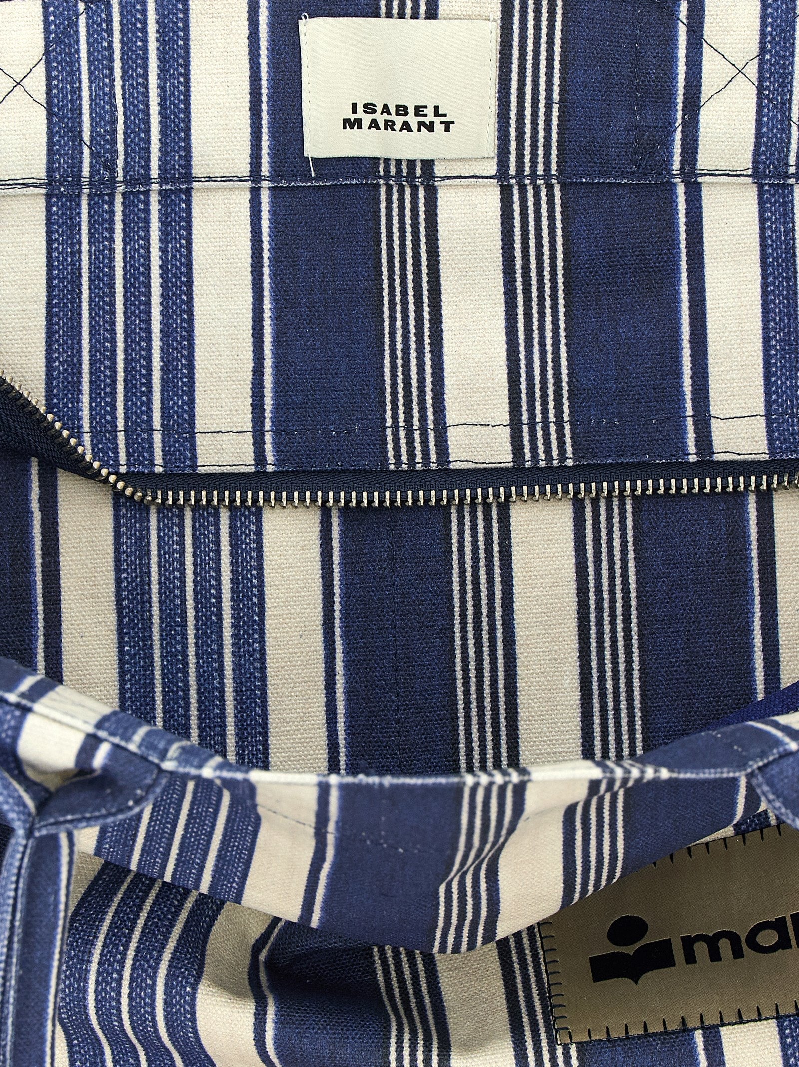 Isabel Marant Blue Cotton Tote Bag Isabel Marant