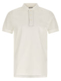 Burberry White Cotton Polo Shirt Burberry
