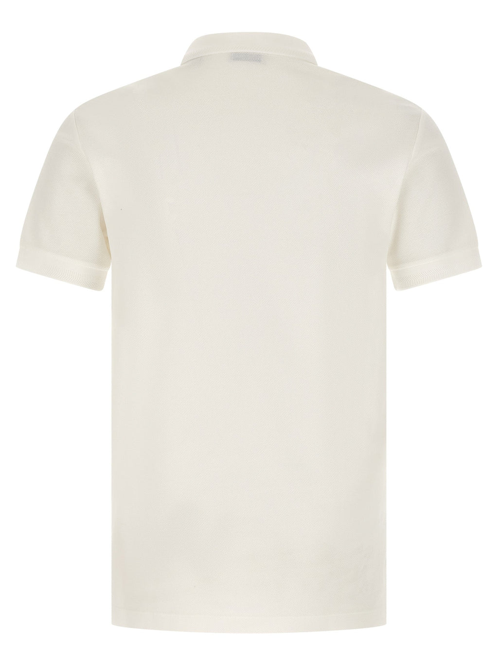 Burberry White Cotton Polo Shirt Burberry