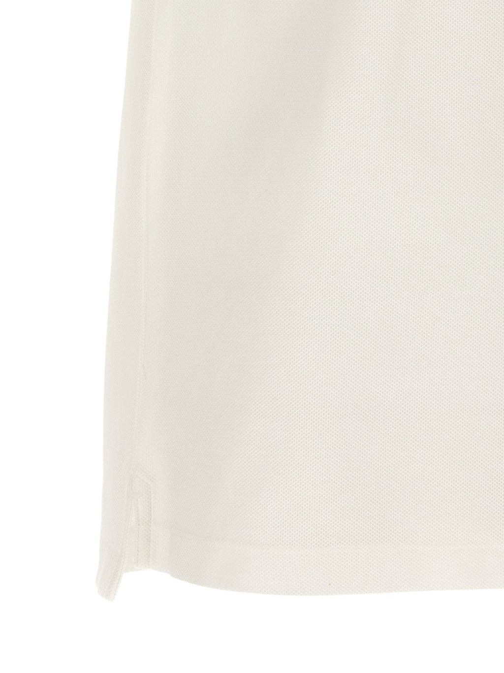 Burberry White Cotton Polo Shirt Burberry