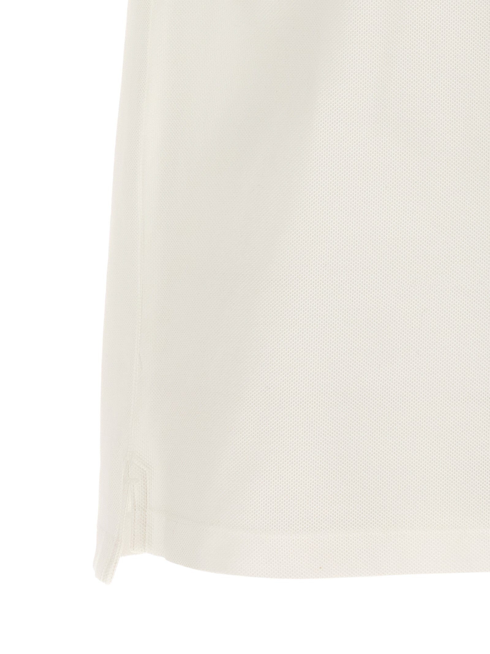 Burberry White Cotton Polo Shirt Burberry