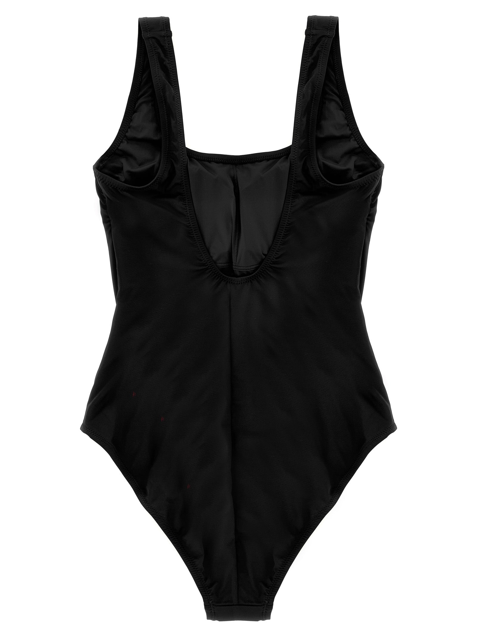 Polo Ralph Lauren Black Nylon One-Piece Swimsuit Polo Ralph Lauren