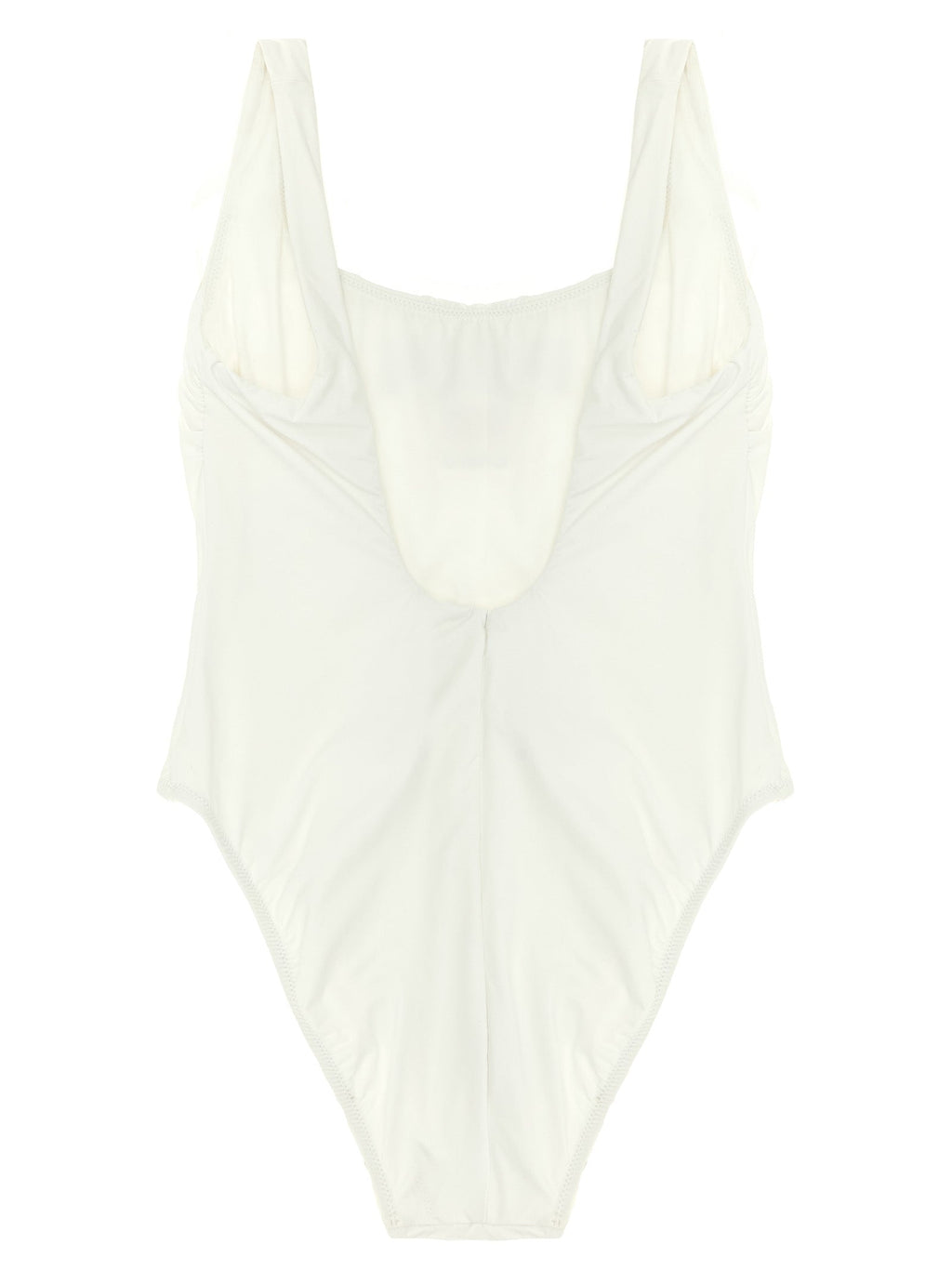 Polo Ralph Lauren White Nylon One-Piece Swimsuit