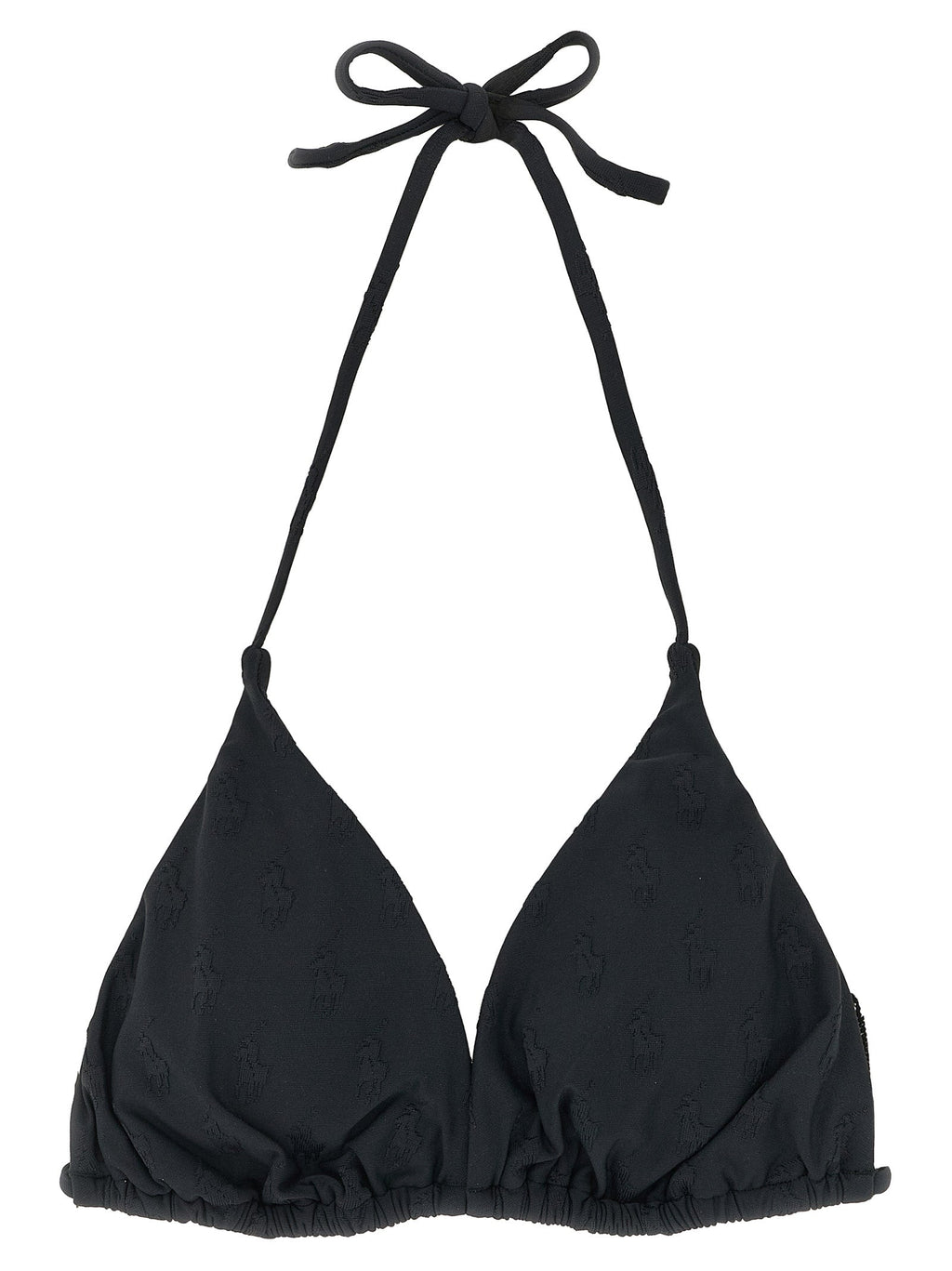 Polo Ralph Lauren Black Recycled Polyester Bikini Polo Ralph Lauren