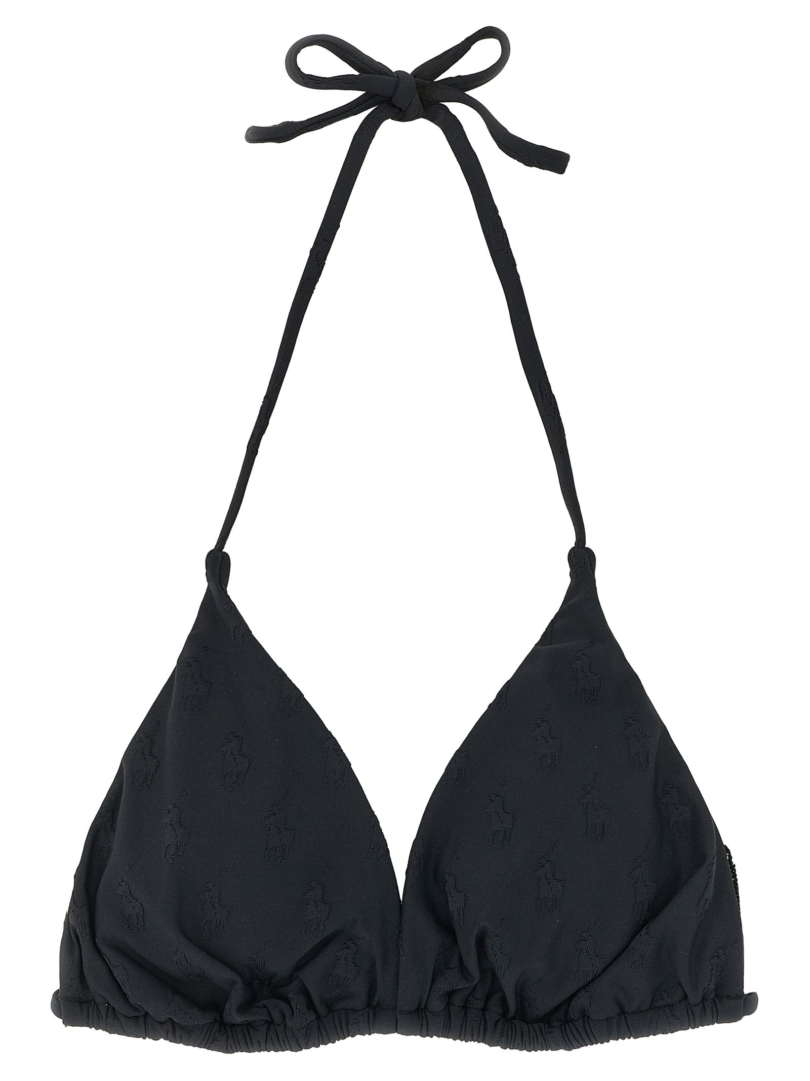 Polo Ralph Lauren Black Recycled Polyester Bikini Polo Ralph Lauren