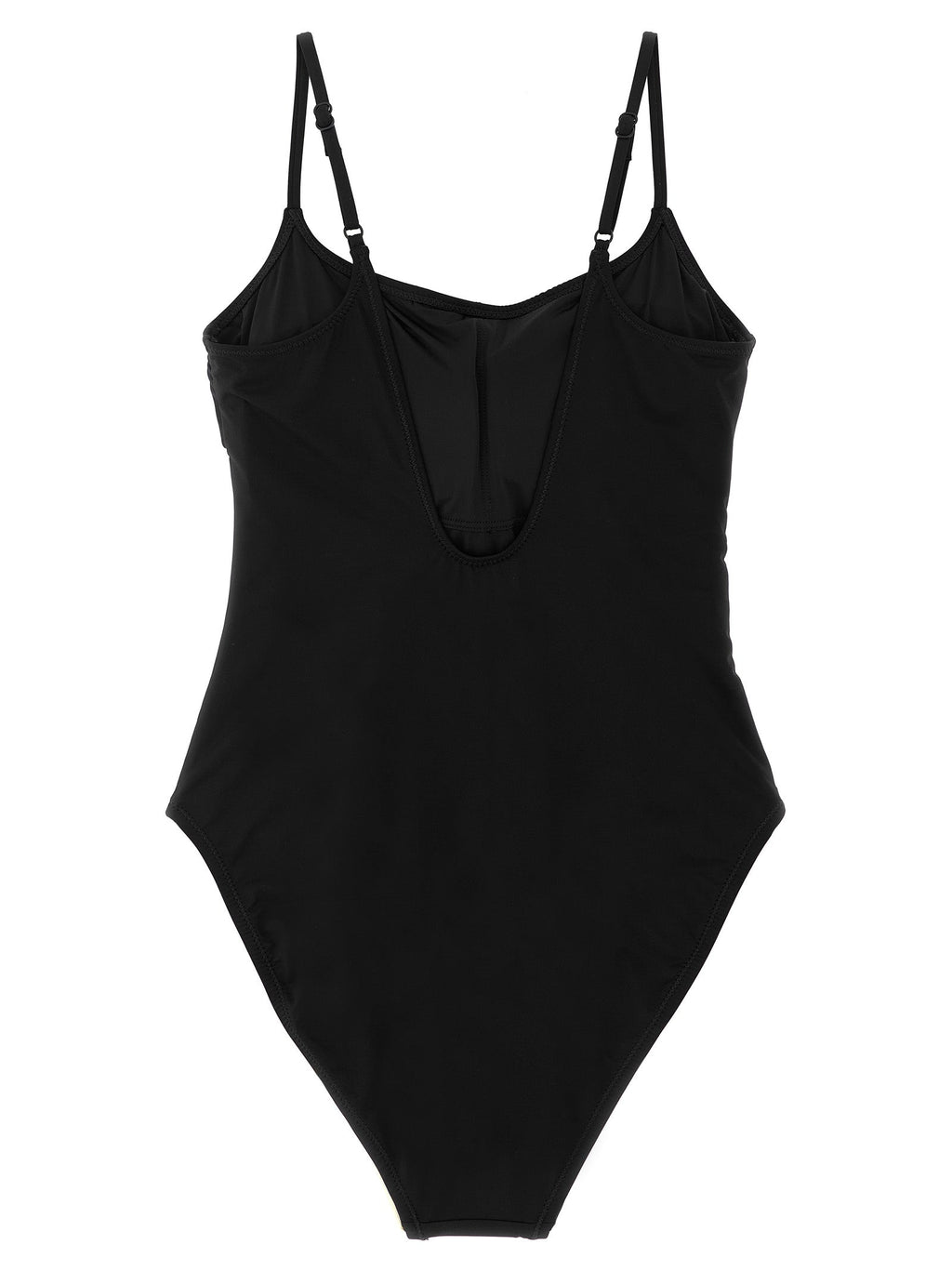 Polo Ralph Lauren Black Nylon One-Piece Swimsuit Polo Ralph Lauren
