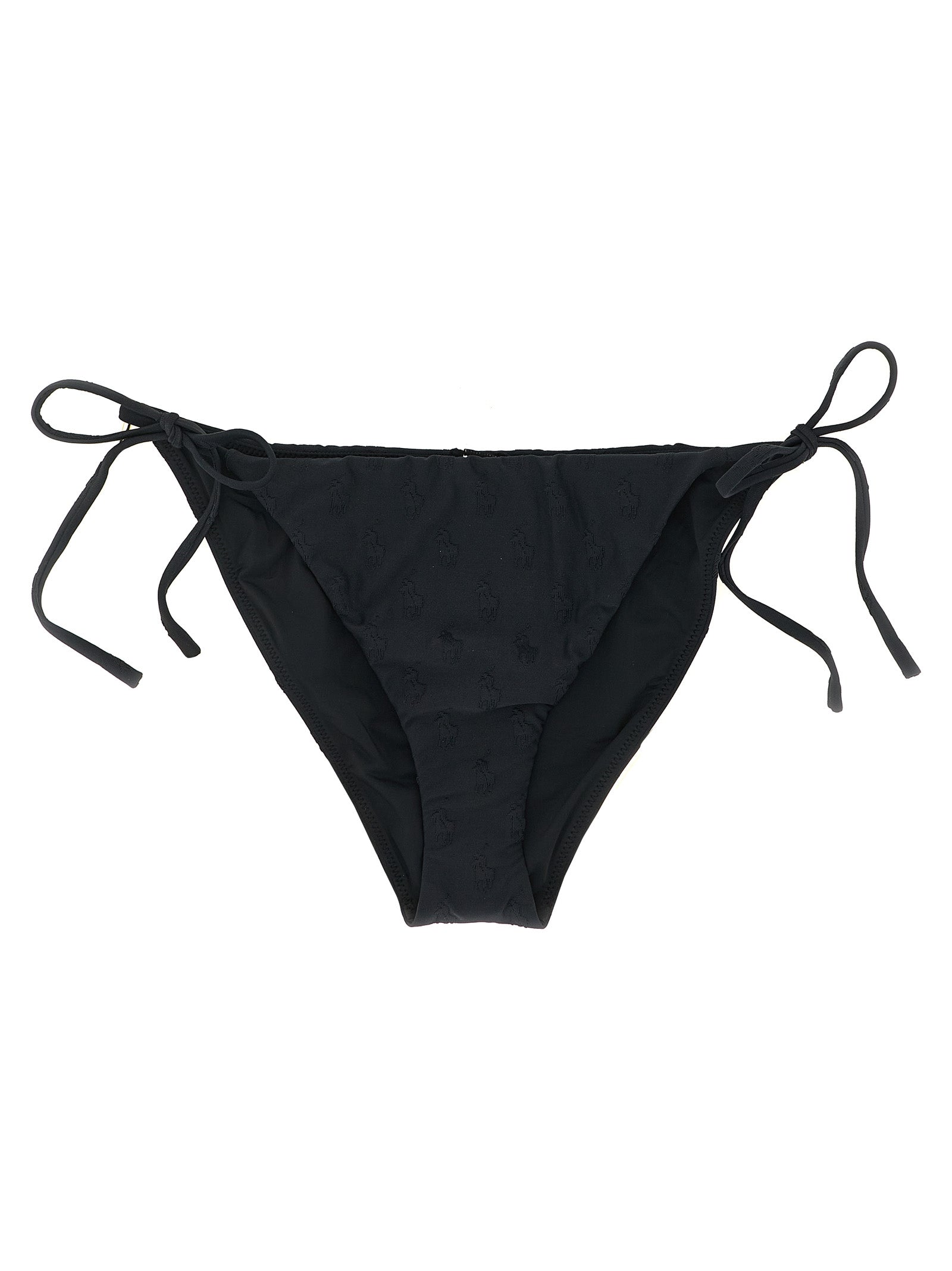 Polo Ralph Lauren Black Recycled Polyester Bikini Polo Ralph Lauren