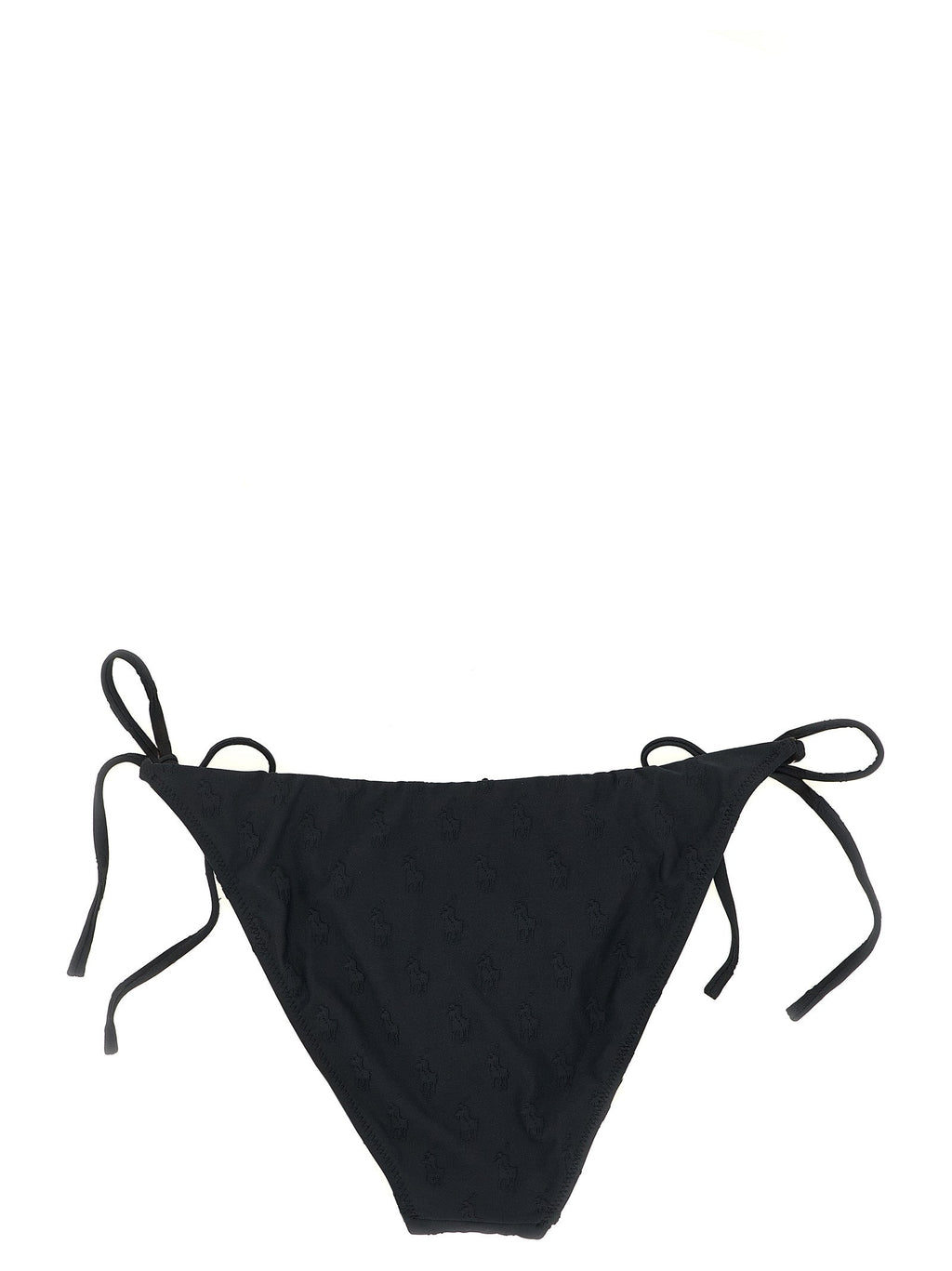 Polo Ralph Lauren Black Recycled Polyester Bikini Polo Ralph Lauren