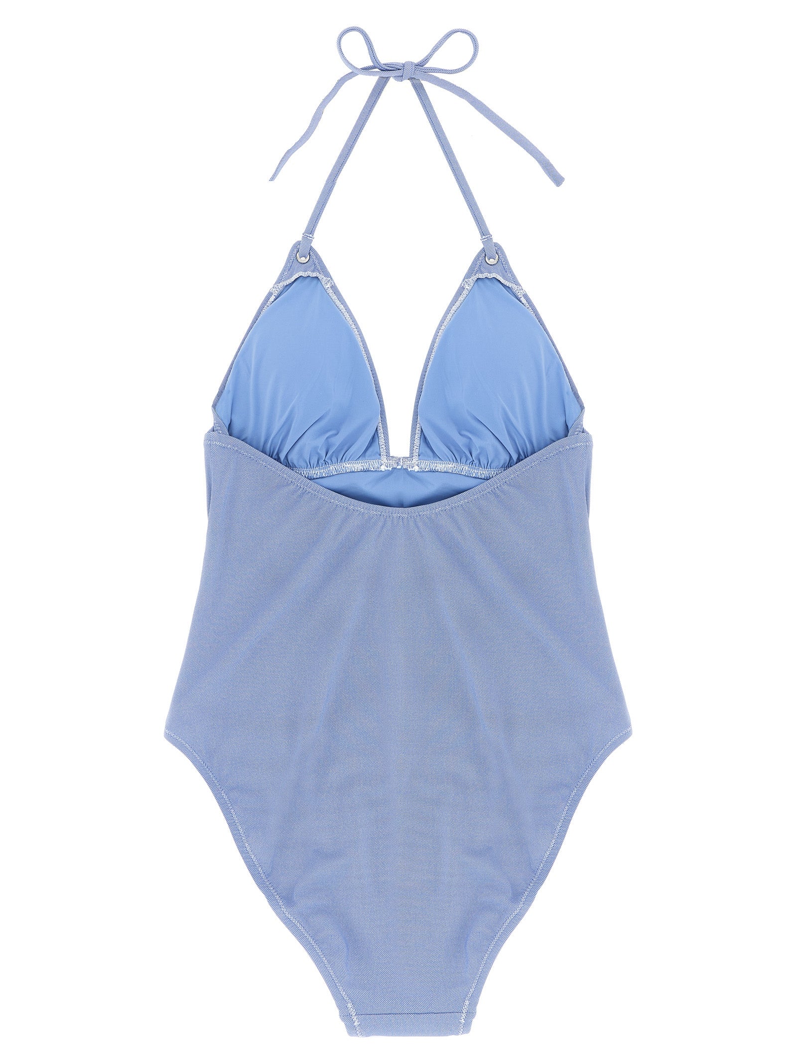 Polo Ralph Lauren Blue Nylon One-Piece Swimsuit Polo Ralph Lauren