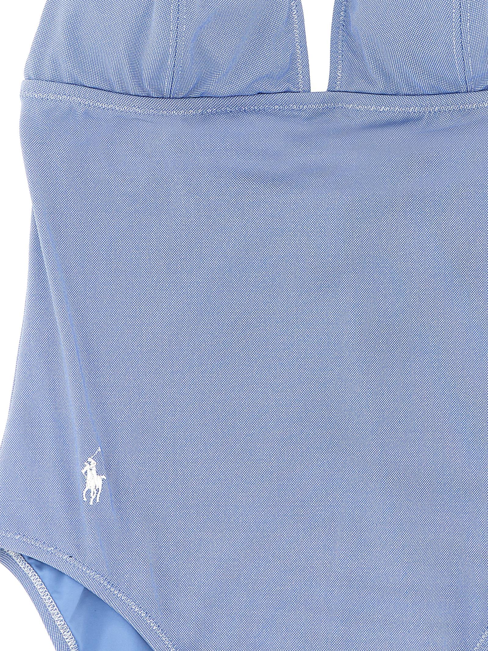 Polo Ralph Lauren Blue Nylon One-Piece Swimsuit Polo Ralph Lauren