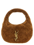 Saint Laurent Brown Calfskin Handbag Saint Laurent