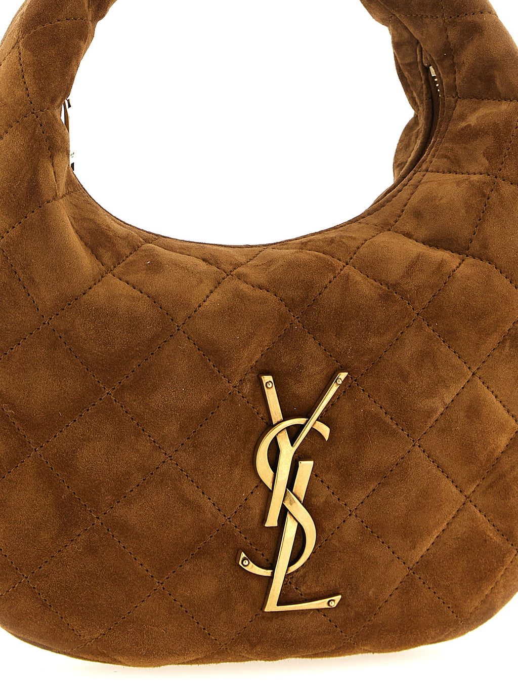 Saint Laurent Brown Calfskin Handbag Saint Laurent