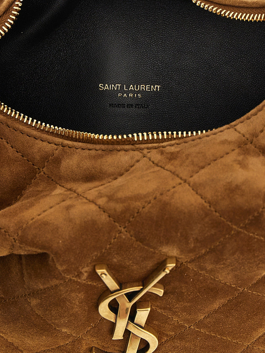 Saint Laurent Brown Calfskin Handbag Saint Laurent