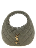 Saint Laurent Gray Lamb Leather Handbag Saint Laurent