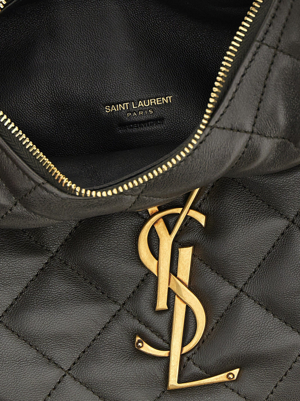 Saint Laurent Brown Lamb Leather Handbag Saint Laurent