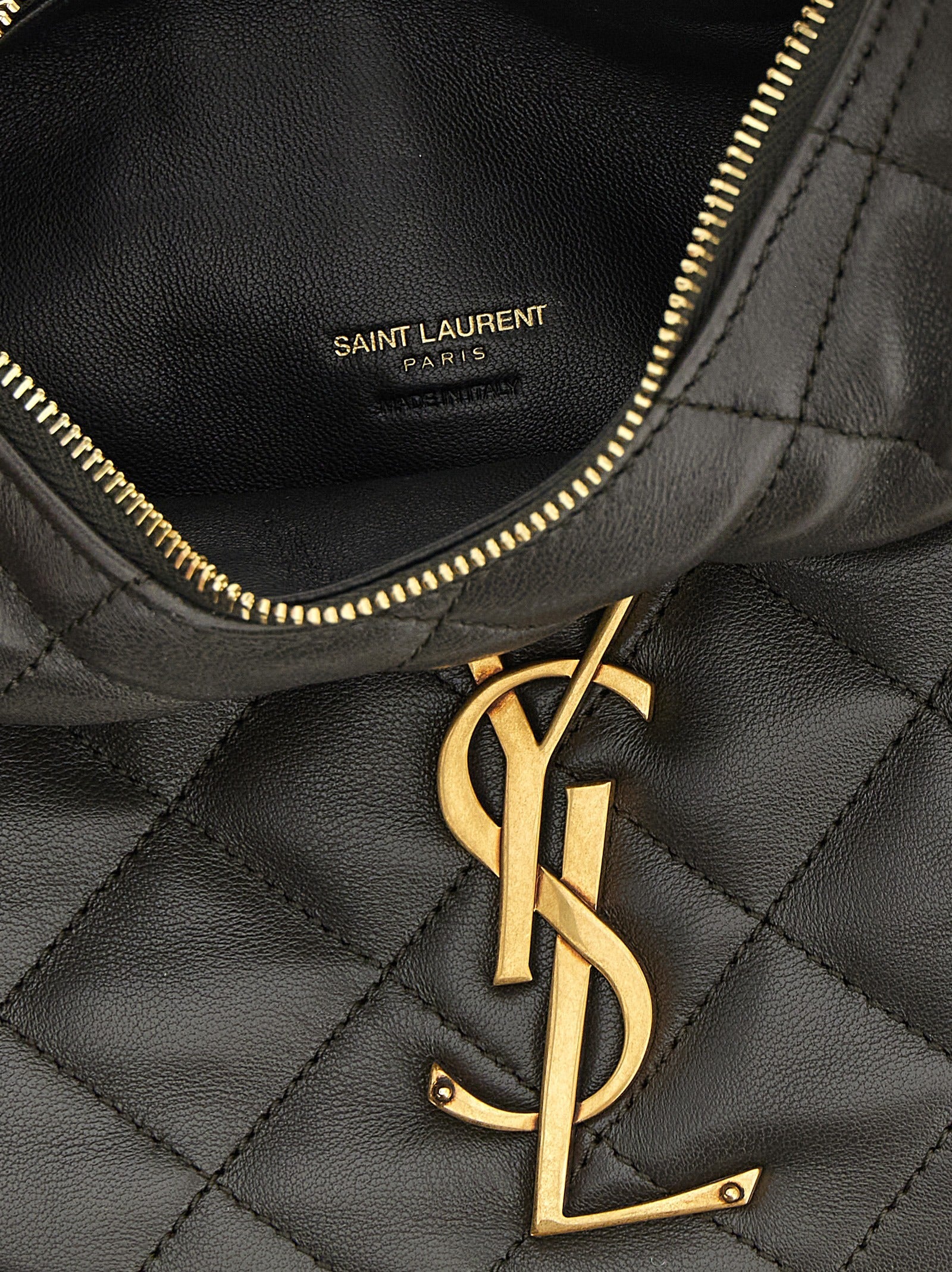 Saint Laurent Brown Lamb Leather Handbag Saint Laurent