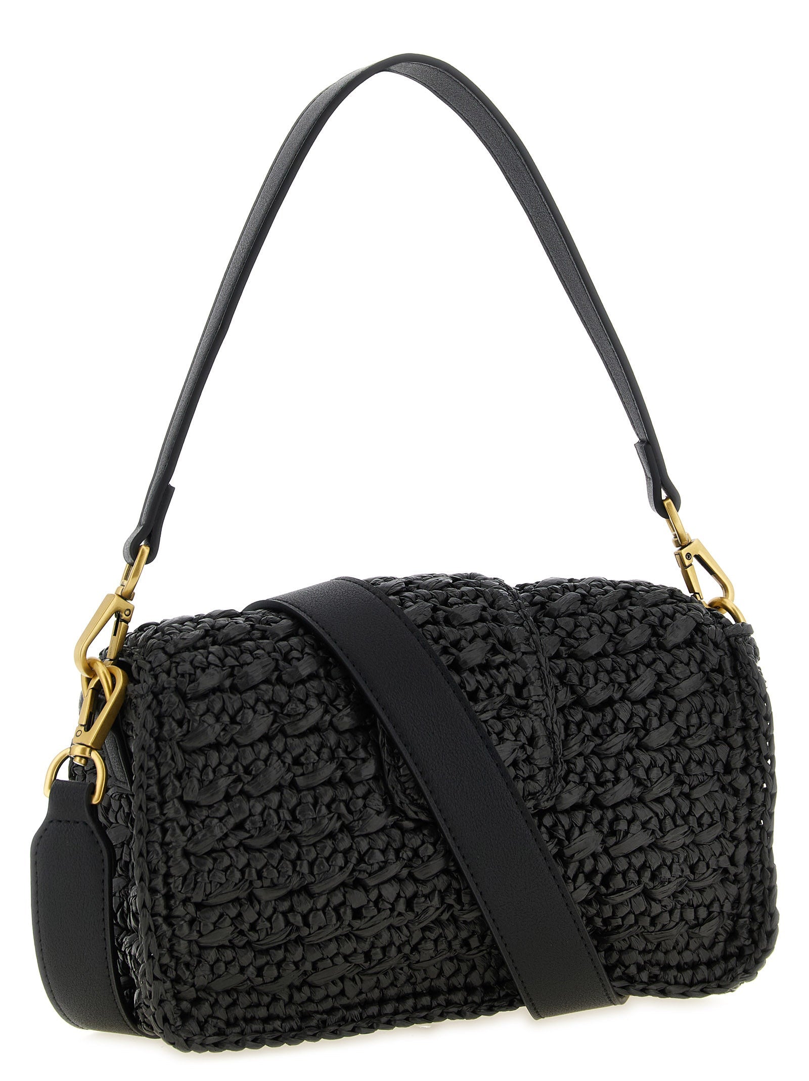 Twinset Black Polypropylene Crossbody Bag Twinset