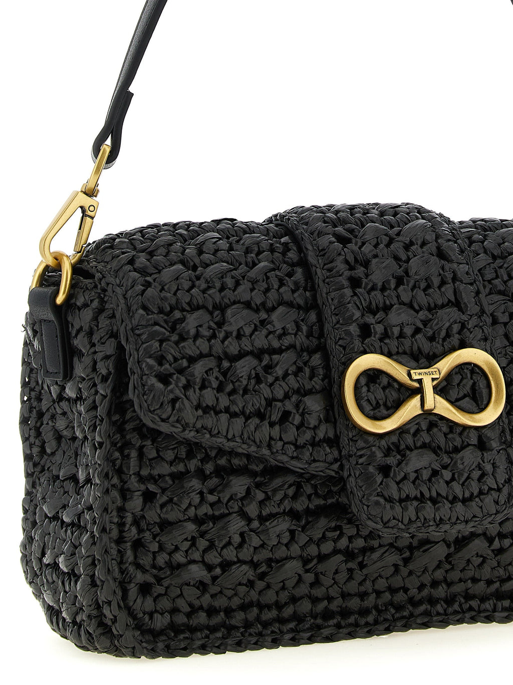 Twinset Black Polypropylene Crossbody Bag Twinset