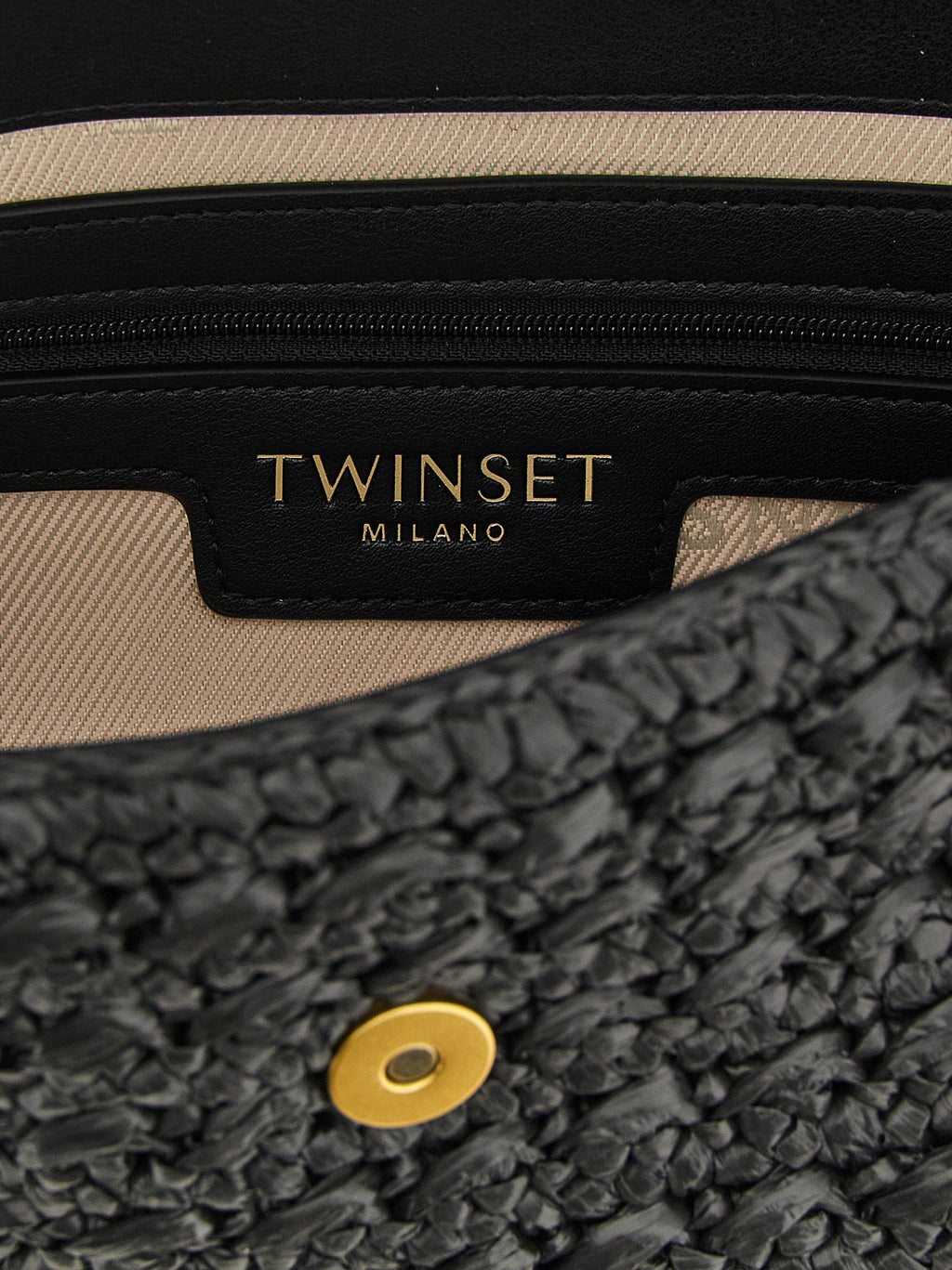 Twinset Black Polypropylene Crossbody Bag Twinset