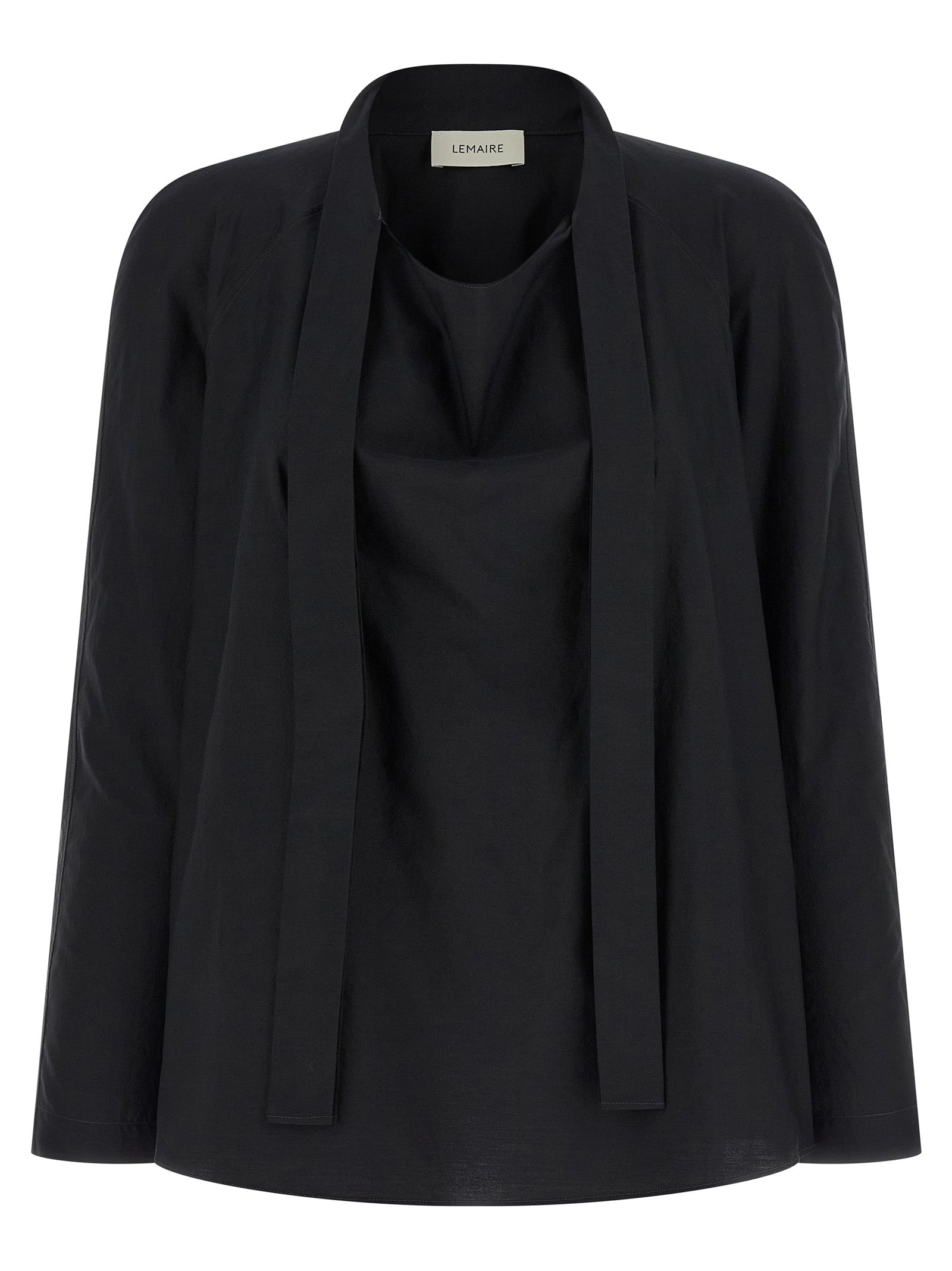 Lemaire Black Cotton Blouse Lemaire