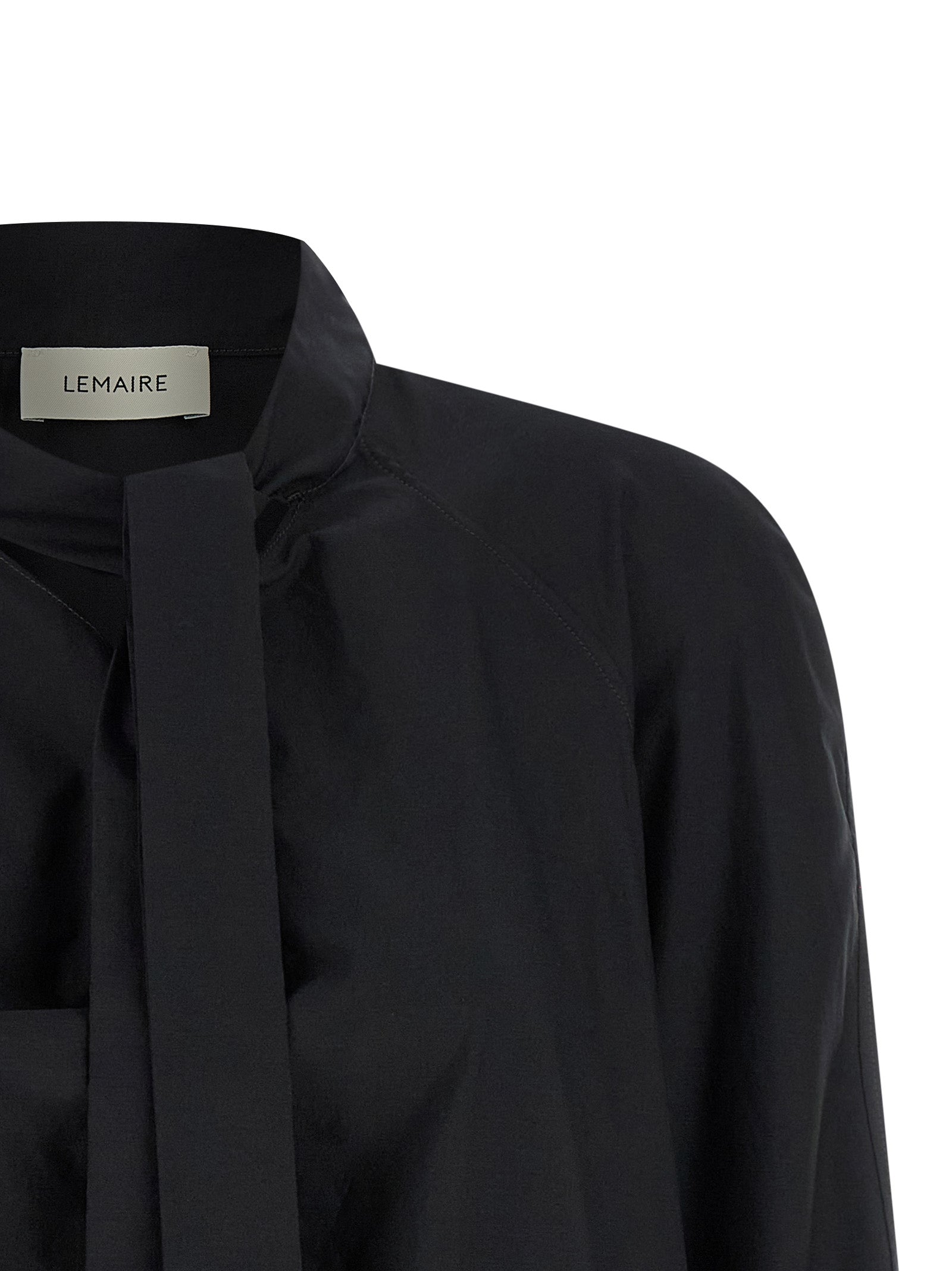 Lemaire Black Cotton Blouse Lemaire