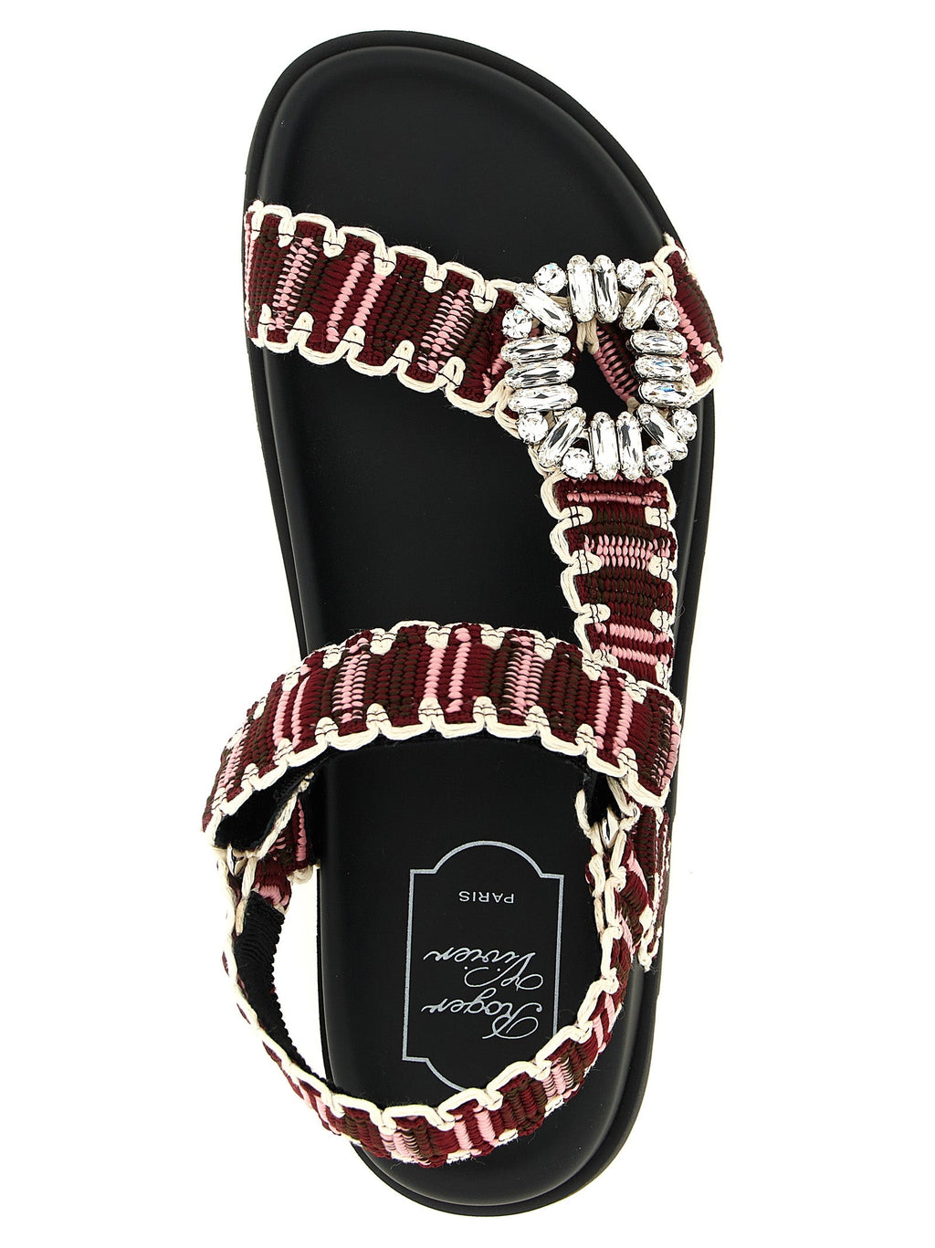 Roger Vivier Multicolor Polyester Flat Sandals Roger Vivier