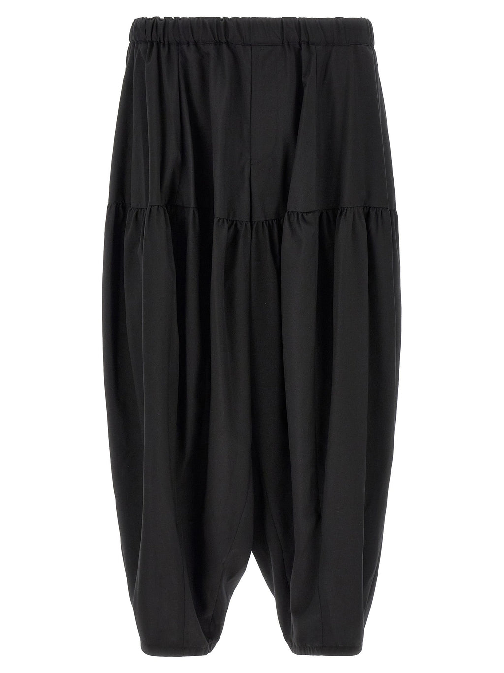 Comme Des Garçons Black Polyester Casual Pants Comme Des Garçons