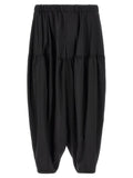 Comme Des Garçons Black Polyester Casual Pants Comme Des Garçons
