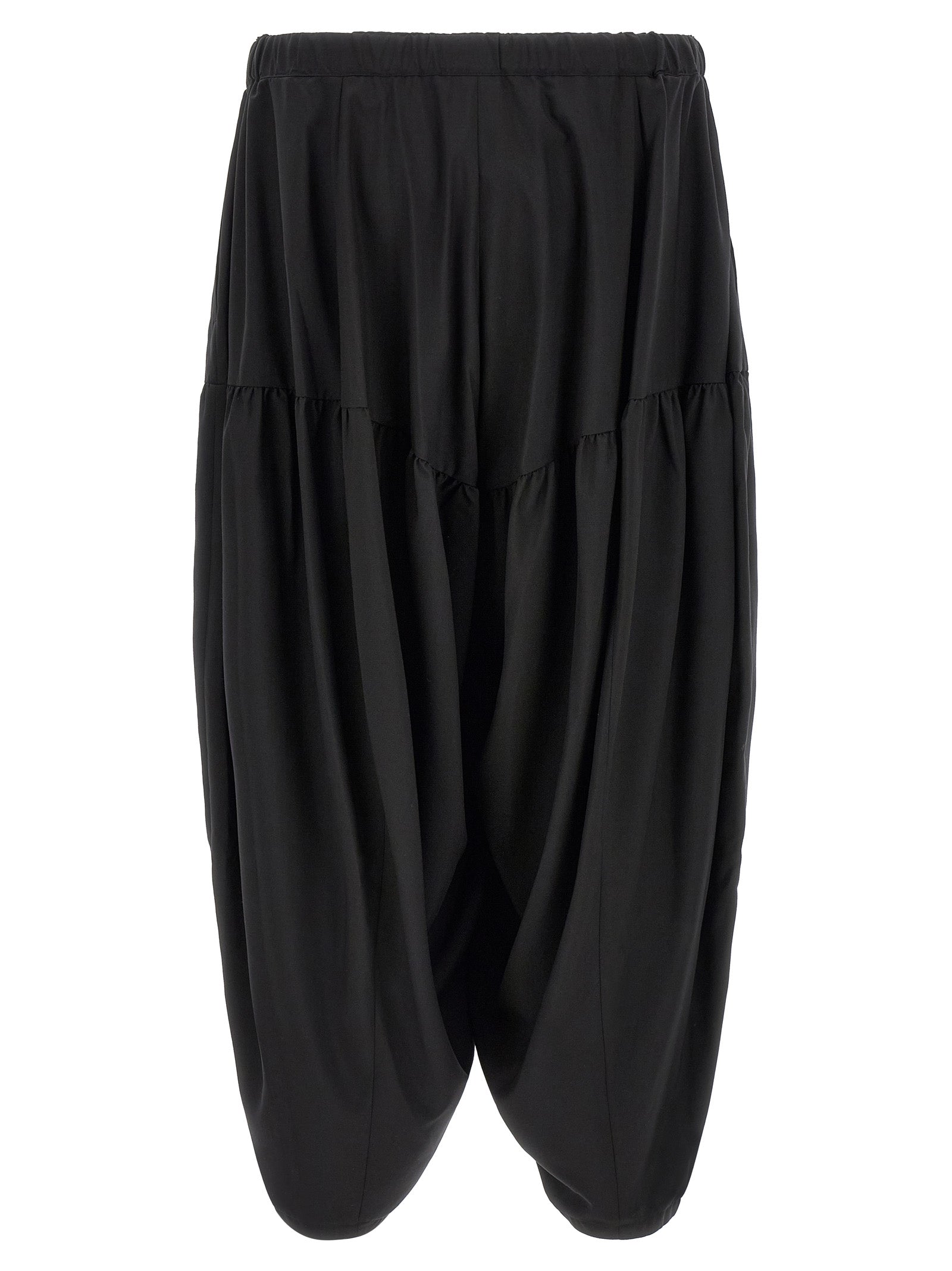 Comme Des Garçons Black Polyester Casual Pants Comme Des Garçons