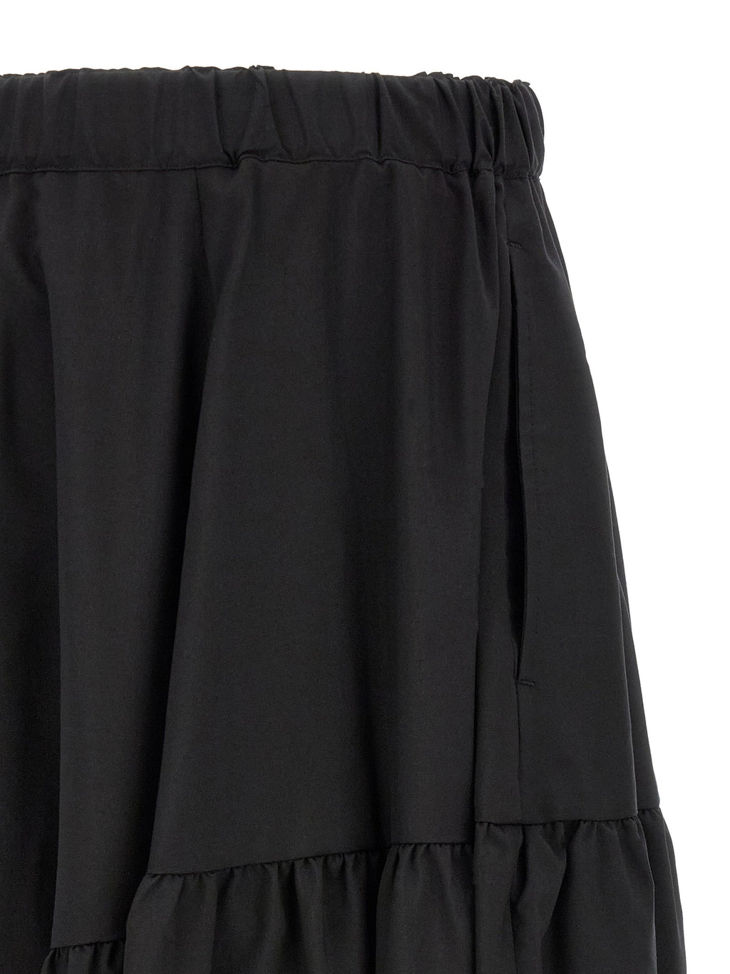 Comme Des Garçons Black Polyester Casual Pants Comme Des Garçons