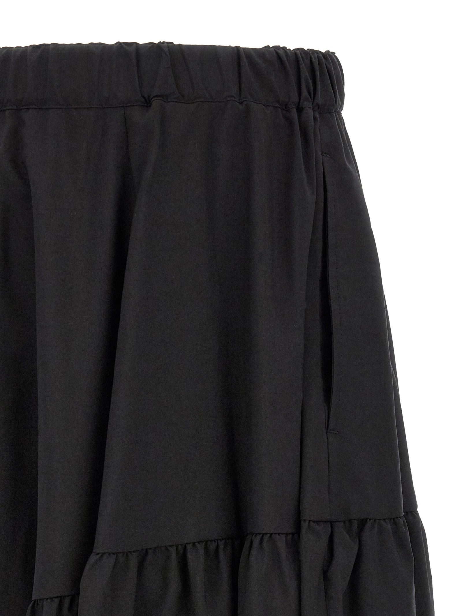 Comme Des Garçons Black Polyester Casual Pants Comme Des Garçons