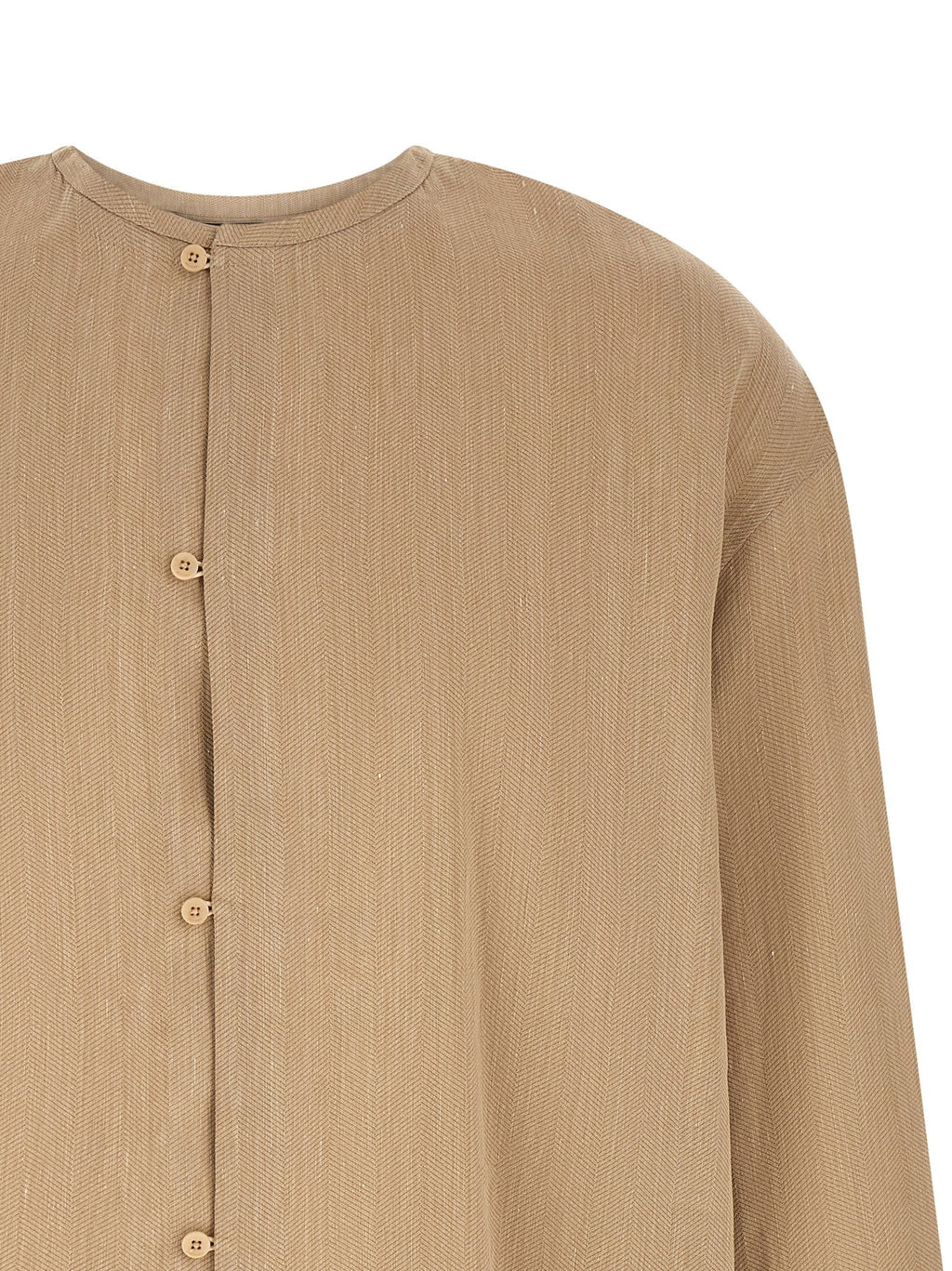 Jacquemus Beige Linen Blouse Jacquemus