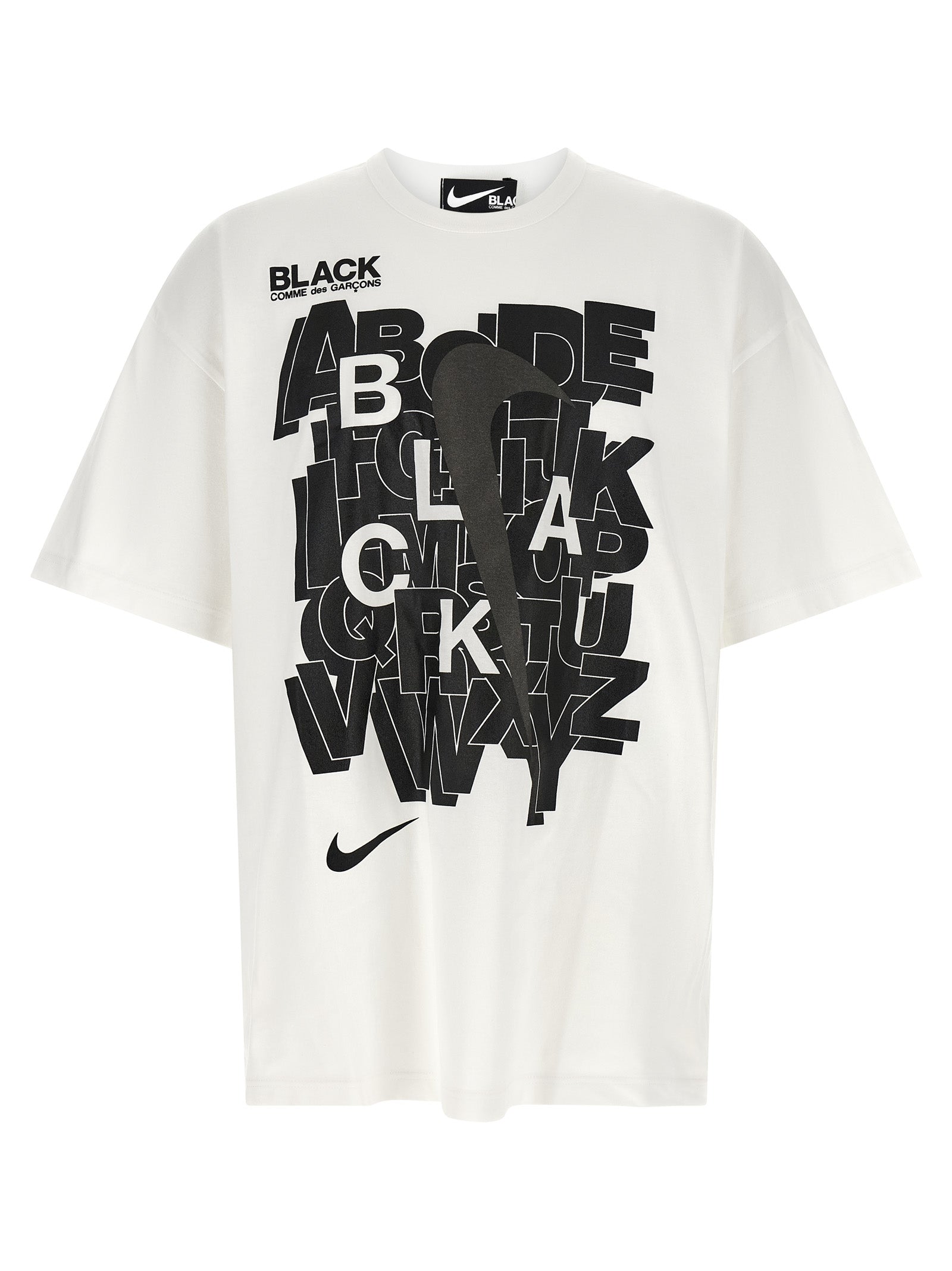 Comme Des Garçons White Cotton T-Shirt Comme Des Garçons