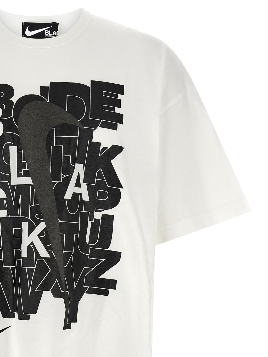 Comme Des Garçons White Cotton T-Shirt Comme Des Garçons