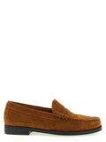 G.H. BASS Brown Cowhide Slip-On Loafers G.H. BASS