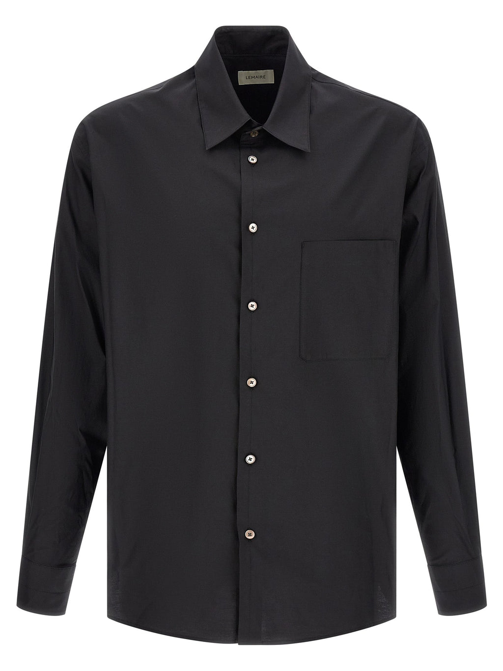 Lemaire Black Cotton Blouse Lemaire