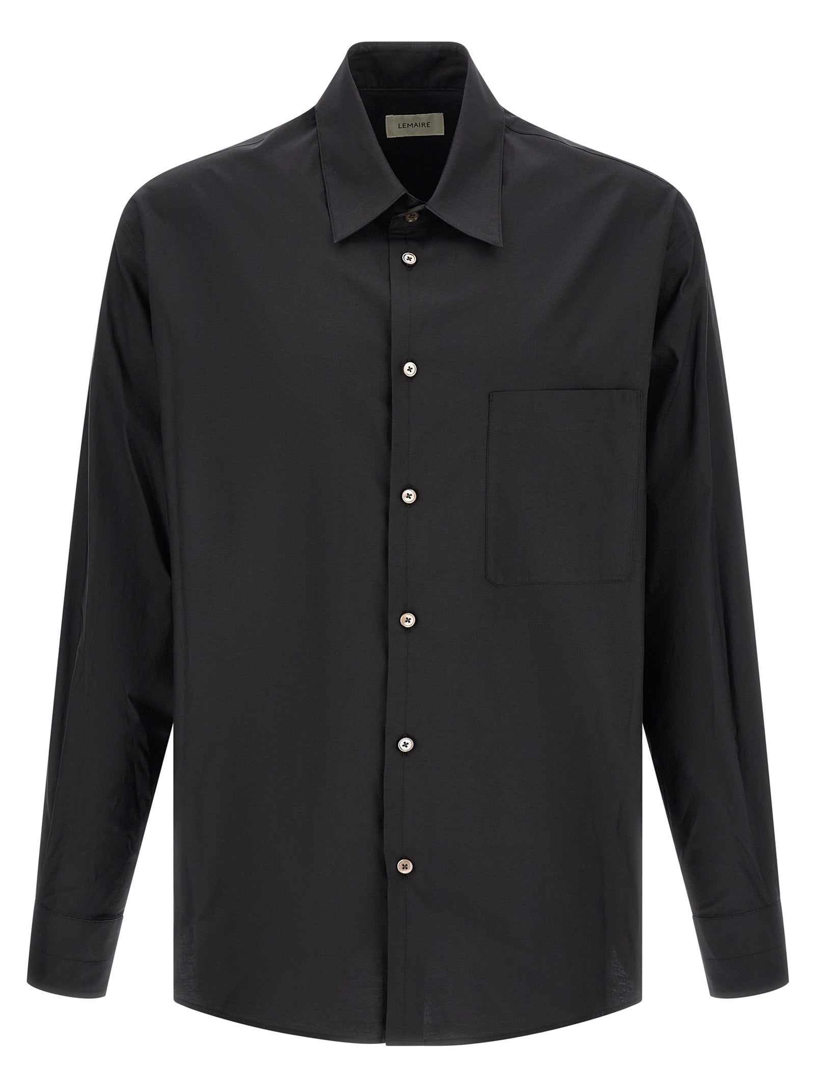 Lemaire Black Cotton Blouse Lemaire