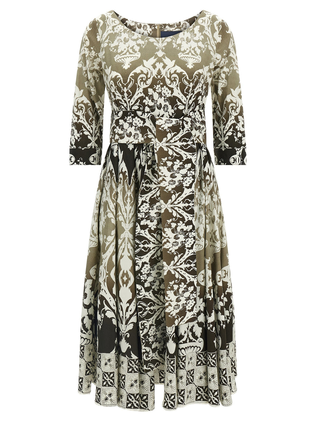 SAMANTHA SUNG Multicolor Cotton Midi Dress SAMANTHA SUNG