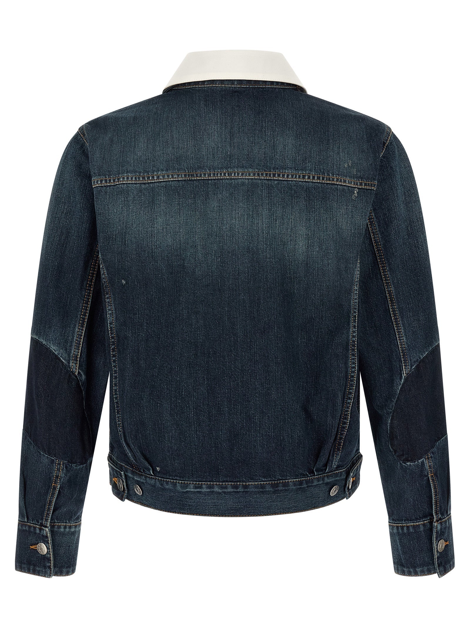 Namacheko Blue Cotton Denim Jacket Namacheko