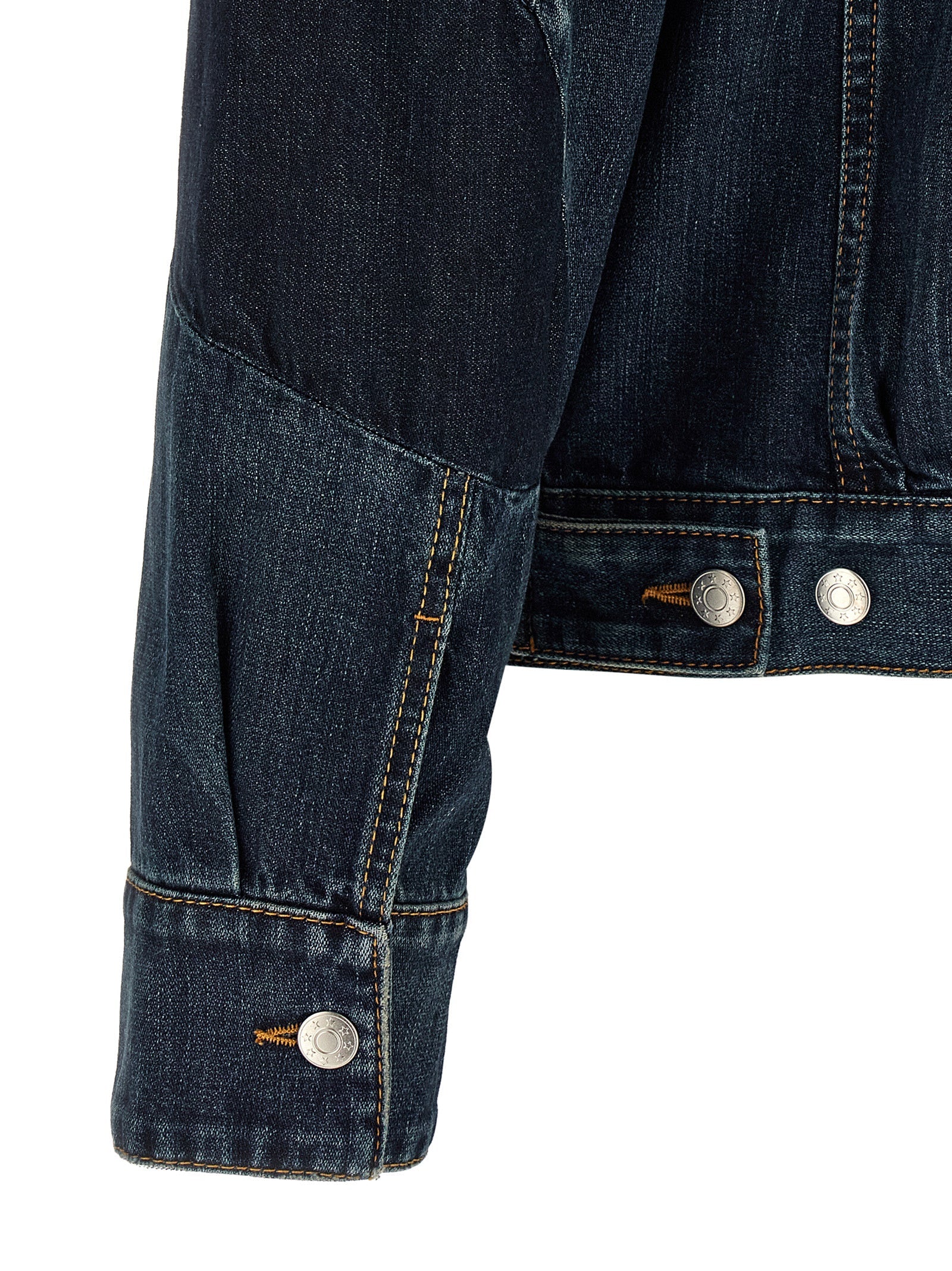 Namacheko Blue Cotton Denim Jacket Namacheko