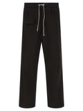 Namacheko Black Cotton Casual Pants Namacheko