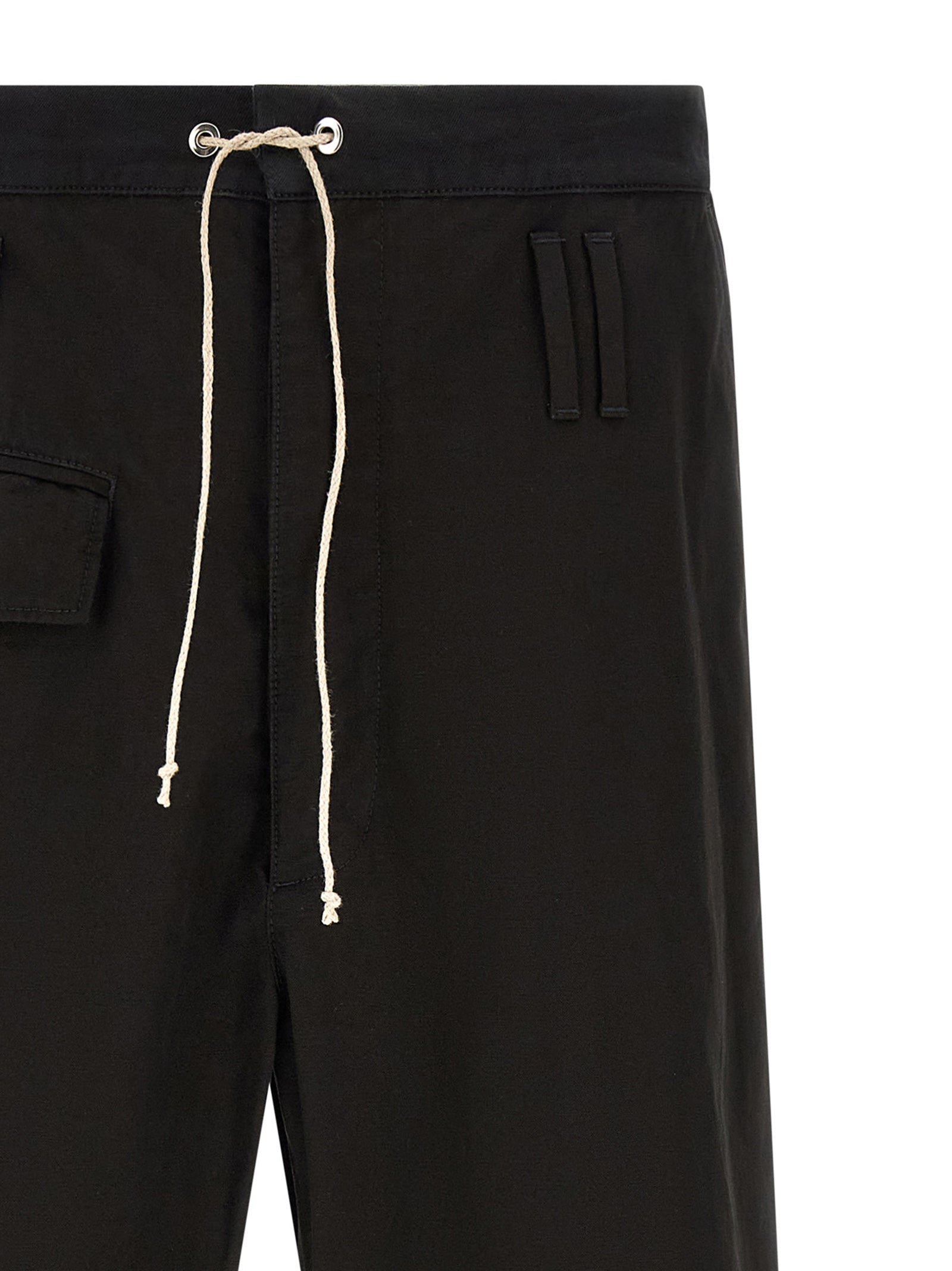 Namacheko Black Cotton Casual Pants Namacheko