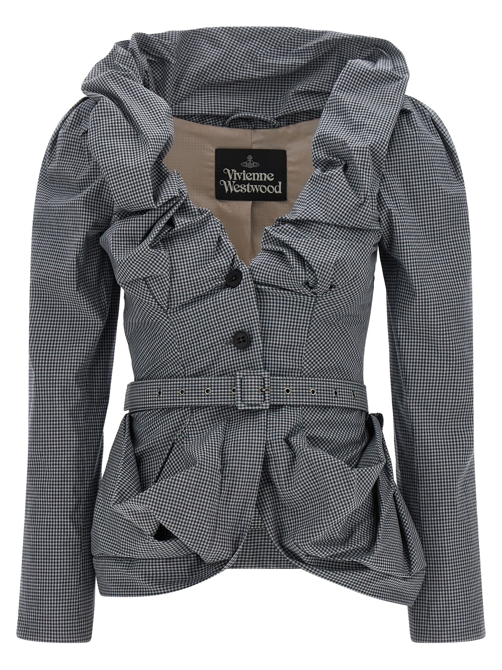 Vivienne Westwood Gray Cotton Blazer Vivienne Westwood