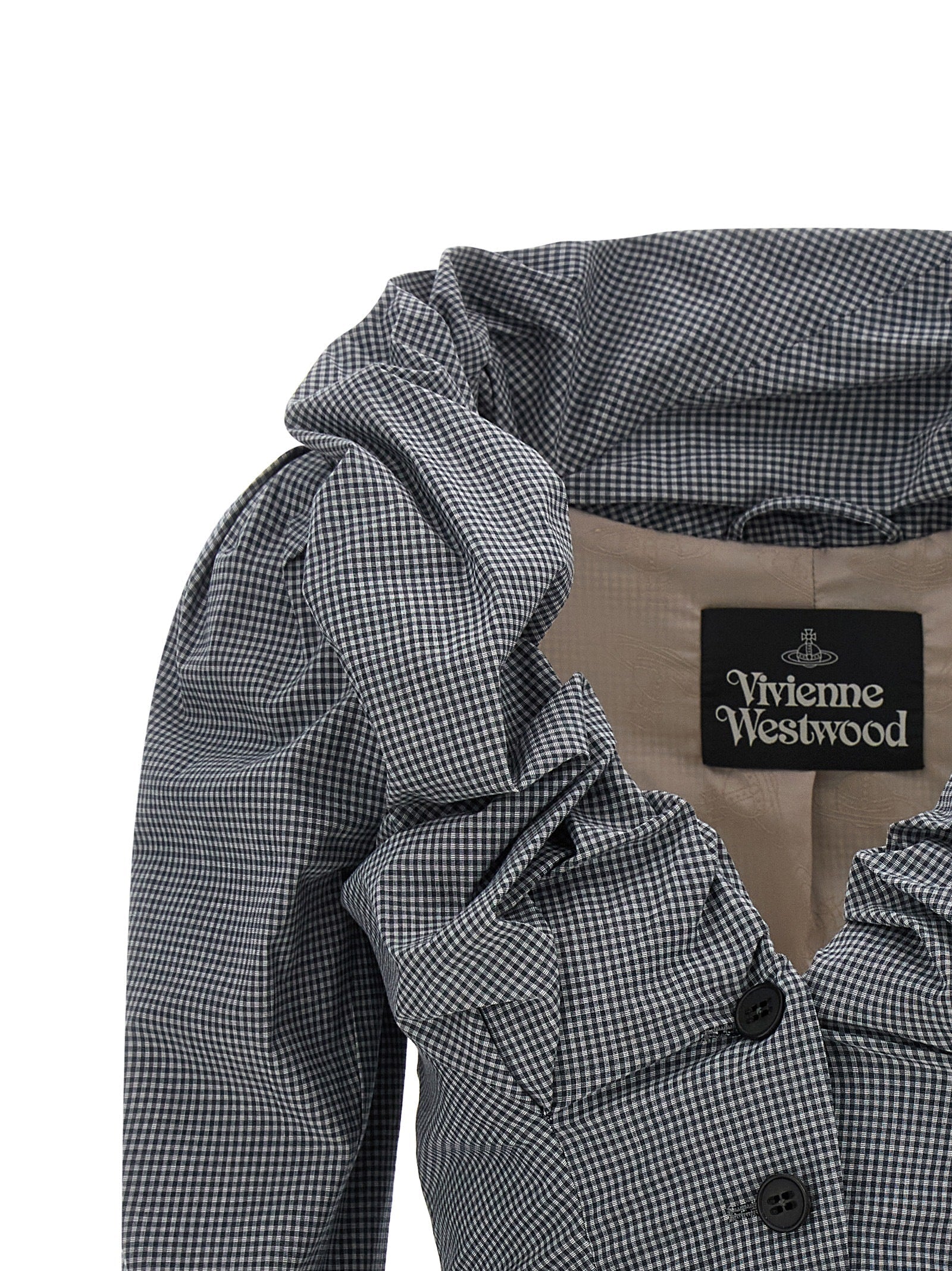 Vivienne Westwood Gray Cotton Blazer Vivienne Westwood