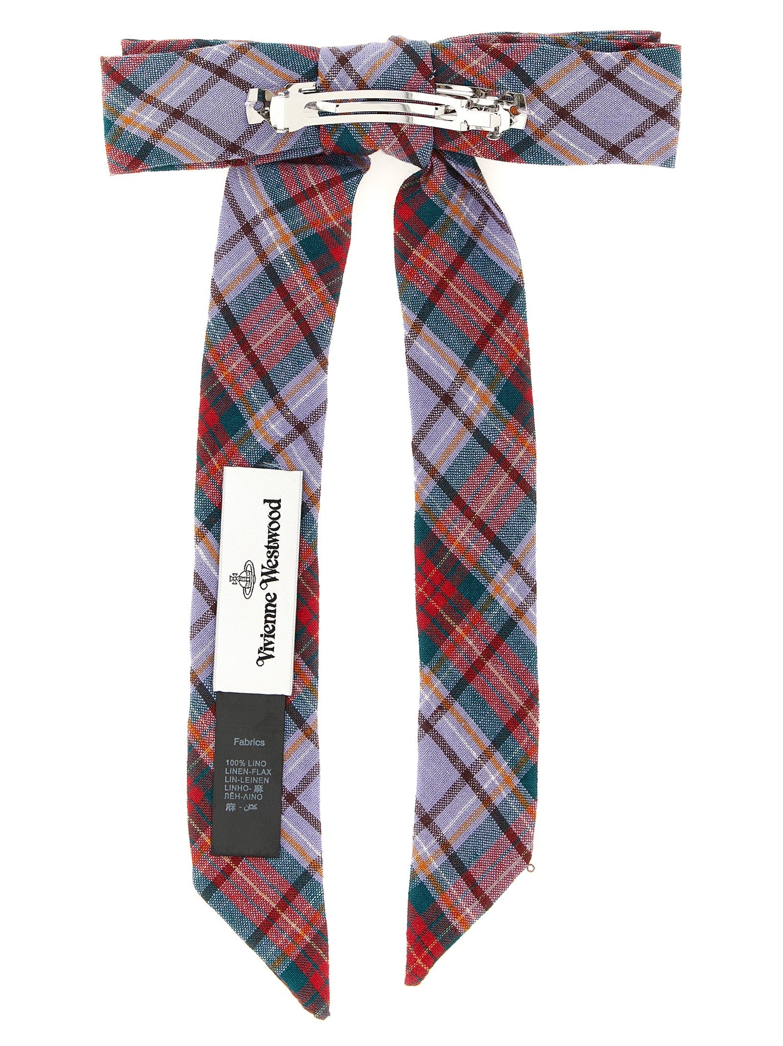 Vivienne Westwood Multicolor Linen Hair Clip Vivienne Westwood