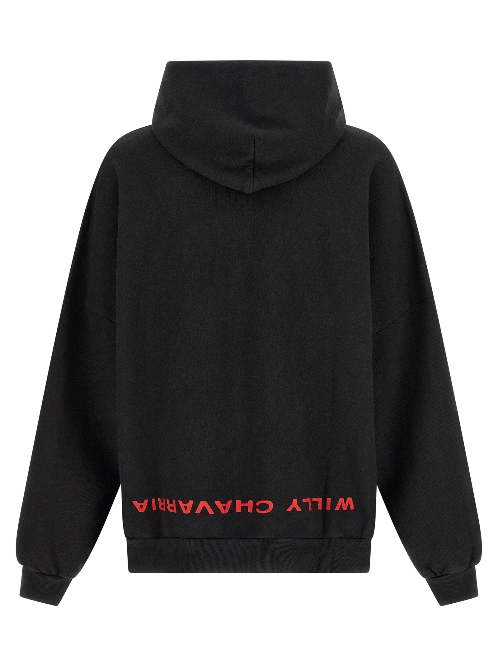 WILLY CHAVARRIA Black Cotton Sweatshirt WILLY CHAVARRIA